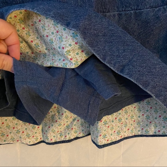 LAND’S END Girls Jeans Skort - Size 12 NWT - Picture 3 of 9